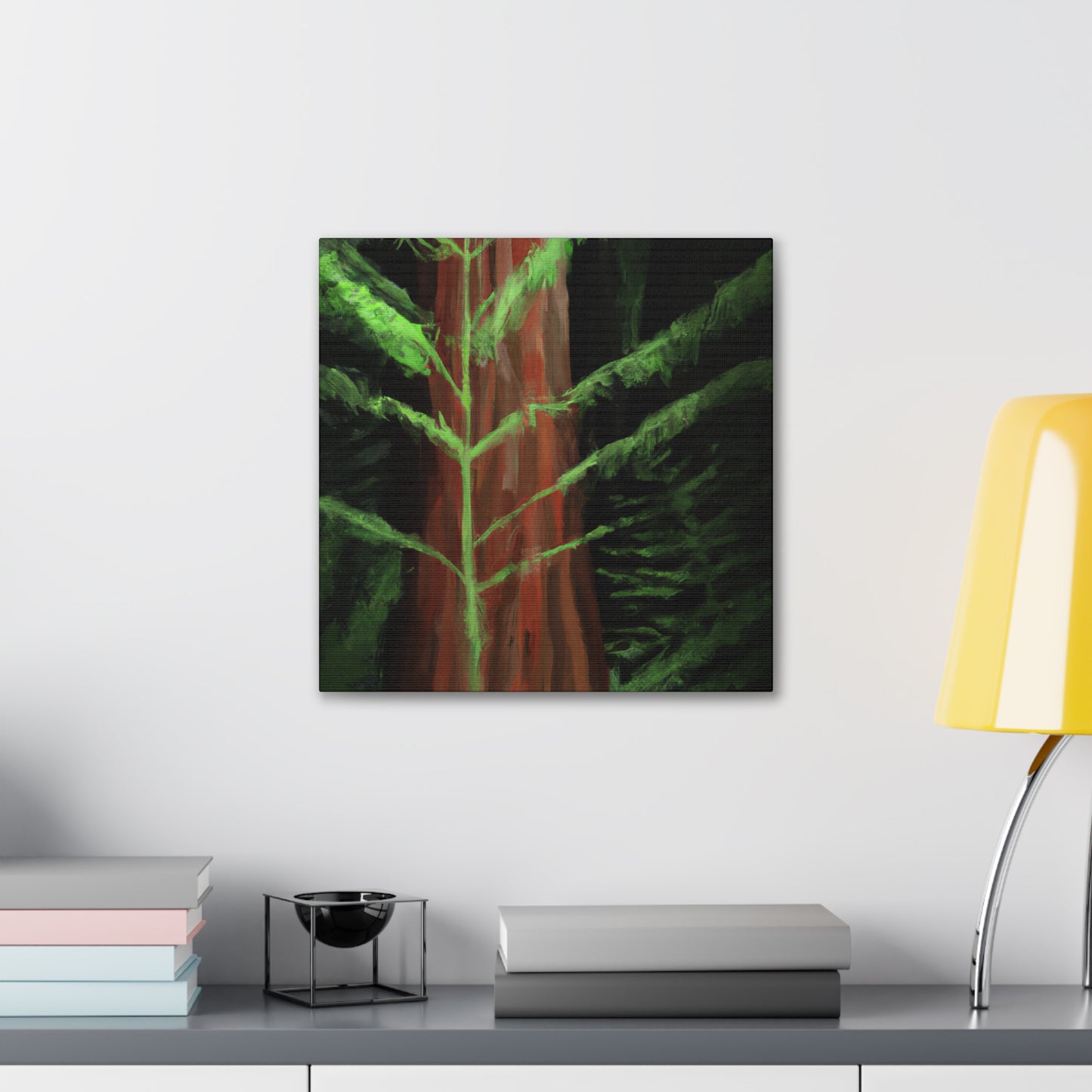 "Redwood Forest Majesty". - Canvas