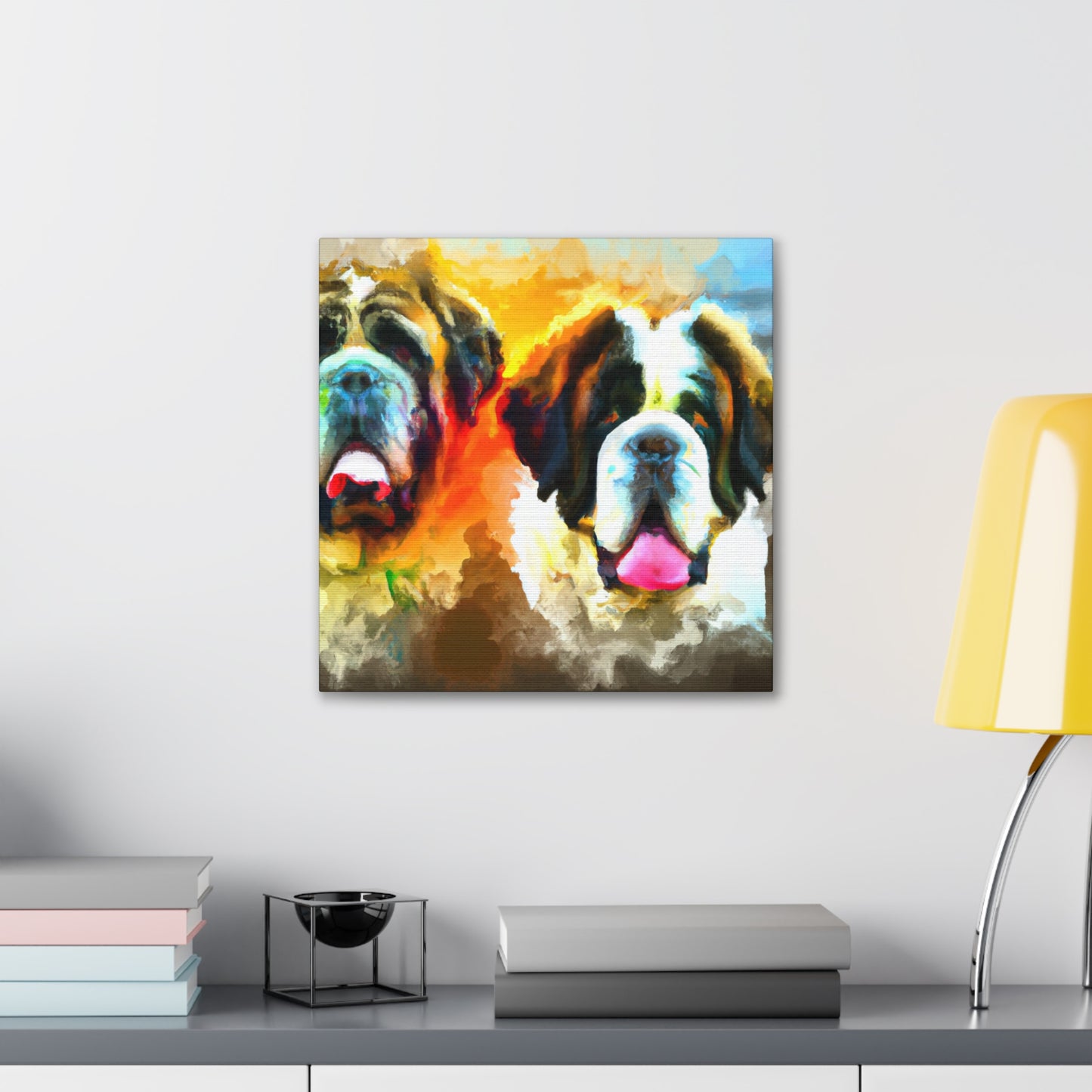 Saint Bernard's Majesty - Canvas