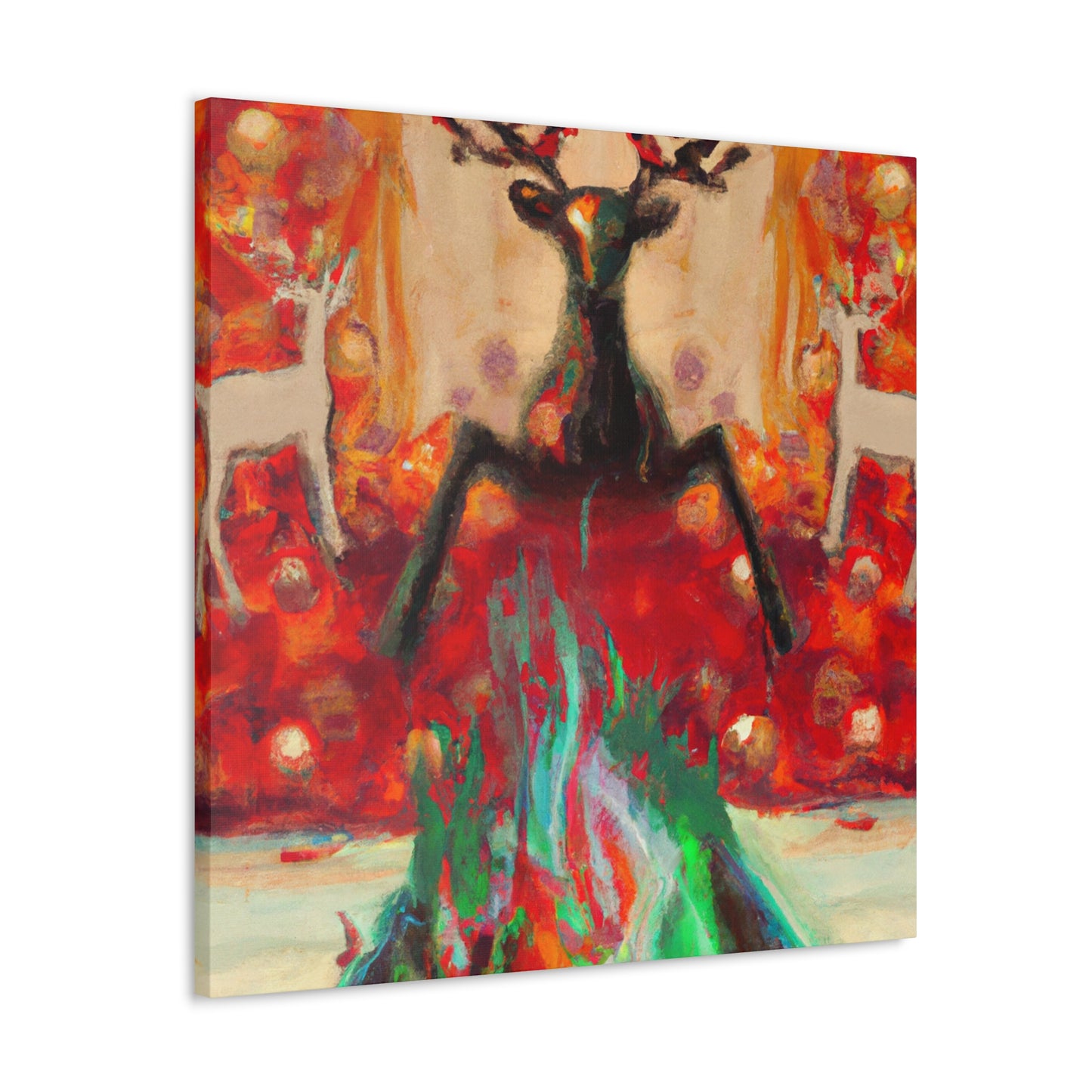 "Reindeer in Surreality" - Canvas