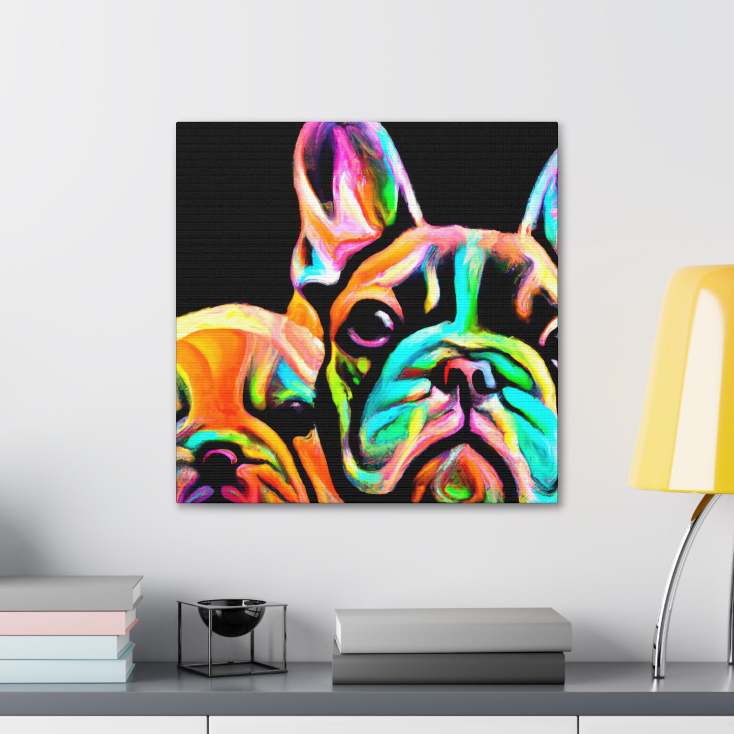 "French Bulldog Delightful!" - Canvas