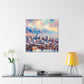 "Utah's Ethereal Cityscape" - Canvas