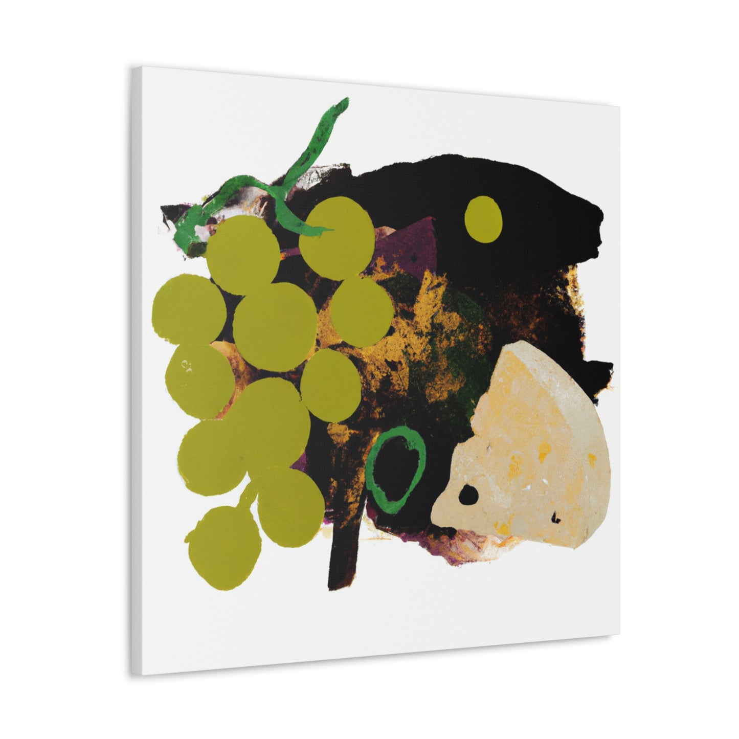 Cheese and Grapes Vivant - Canvas