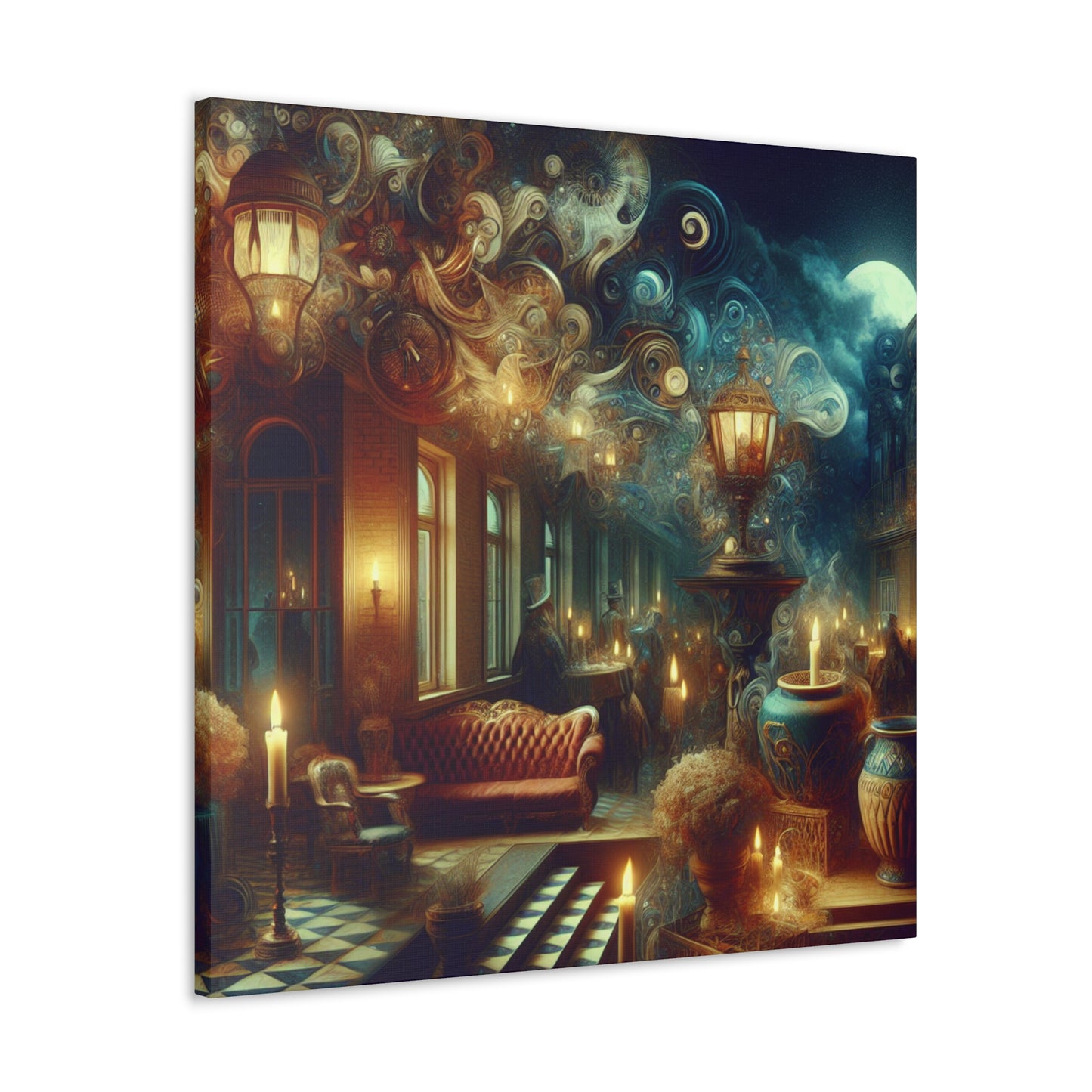 Whimsical Midnight Soiree - Canvas