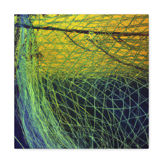 "Fishing Nets of Dreams" - Canvas