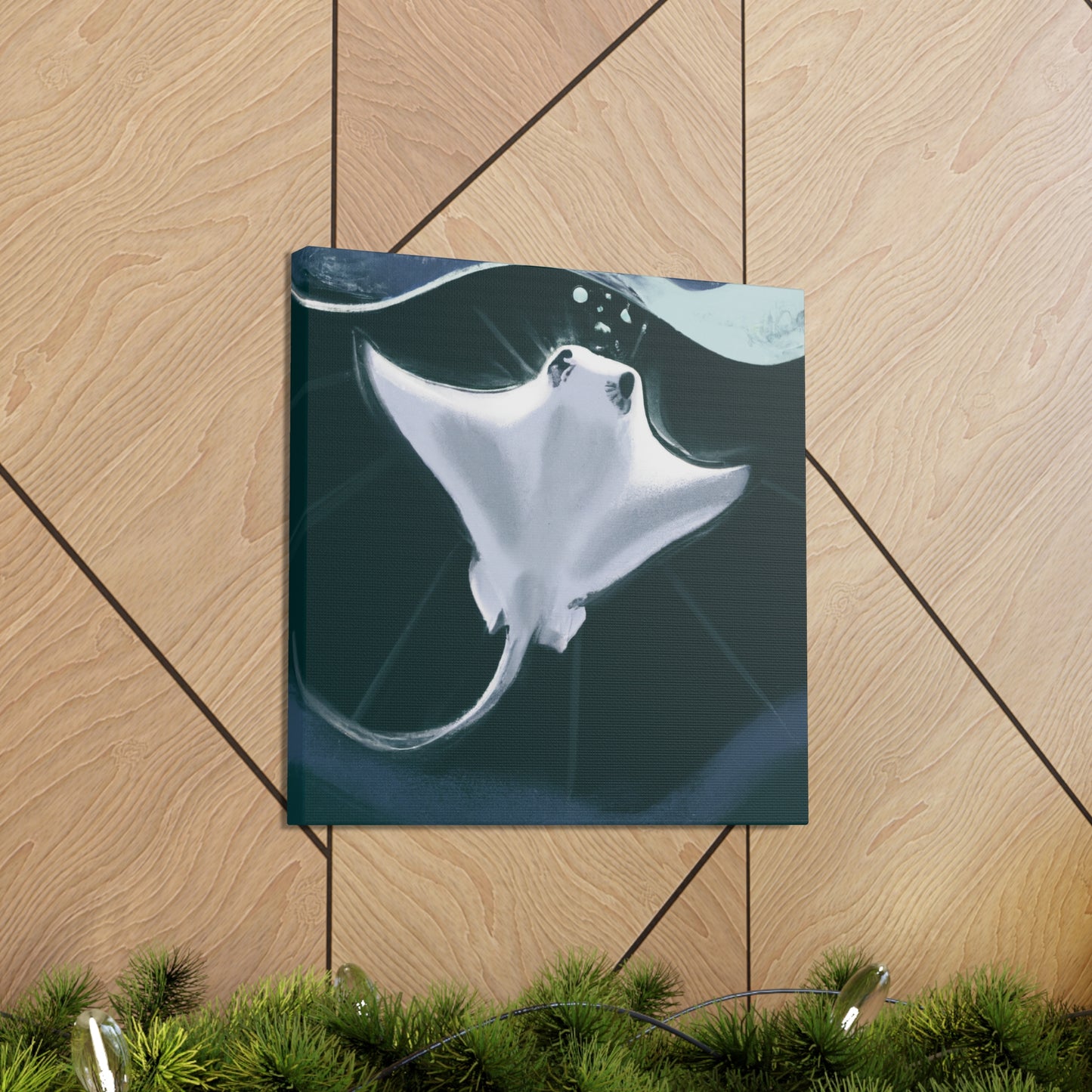 "Stingray in Art Deco" - Canvas