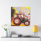 "Tractor in Rococo Style" - Canvas