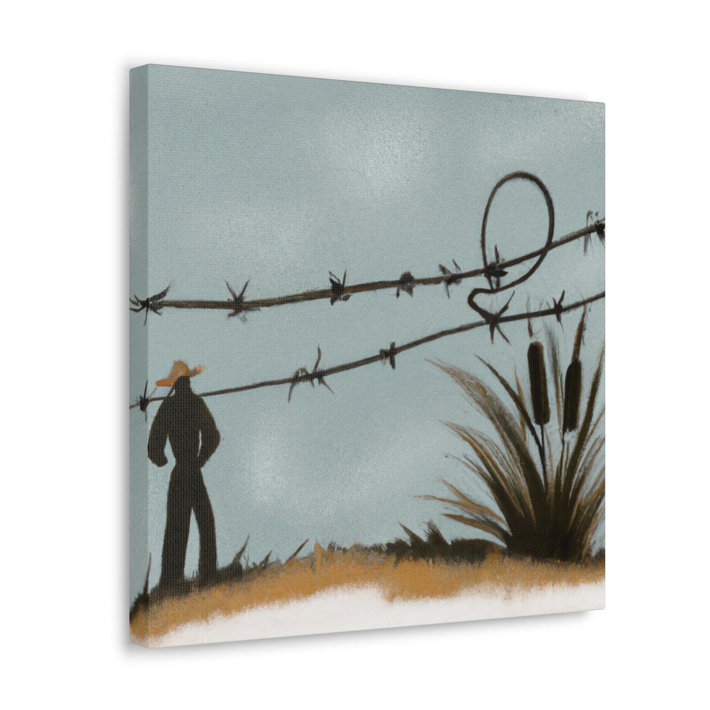 Barbed Wire Abstractions - Canvas