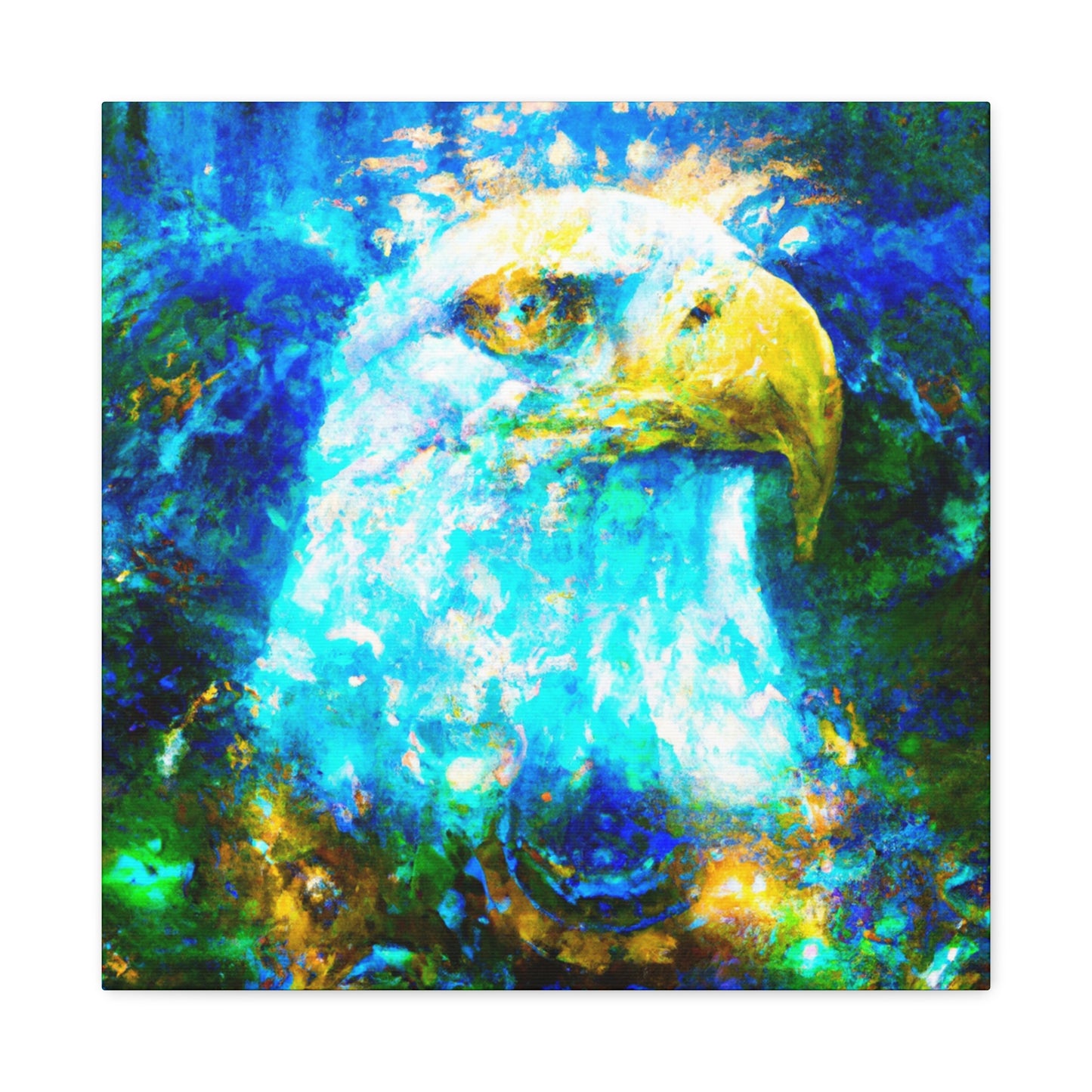 "The Steampunk Eagle Soars" - Canvas