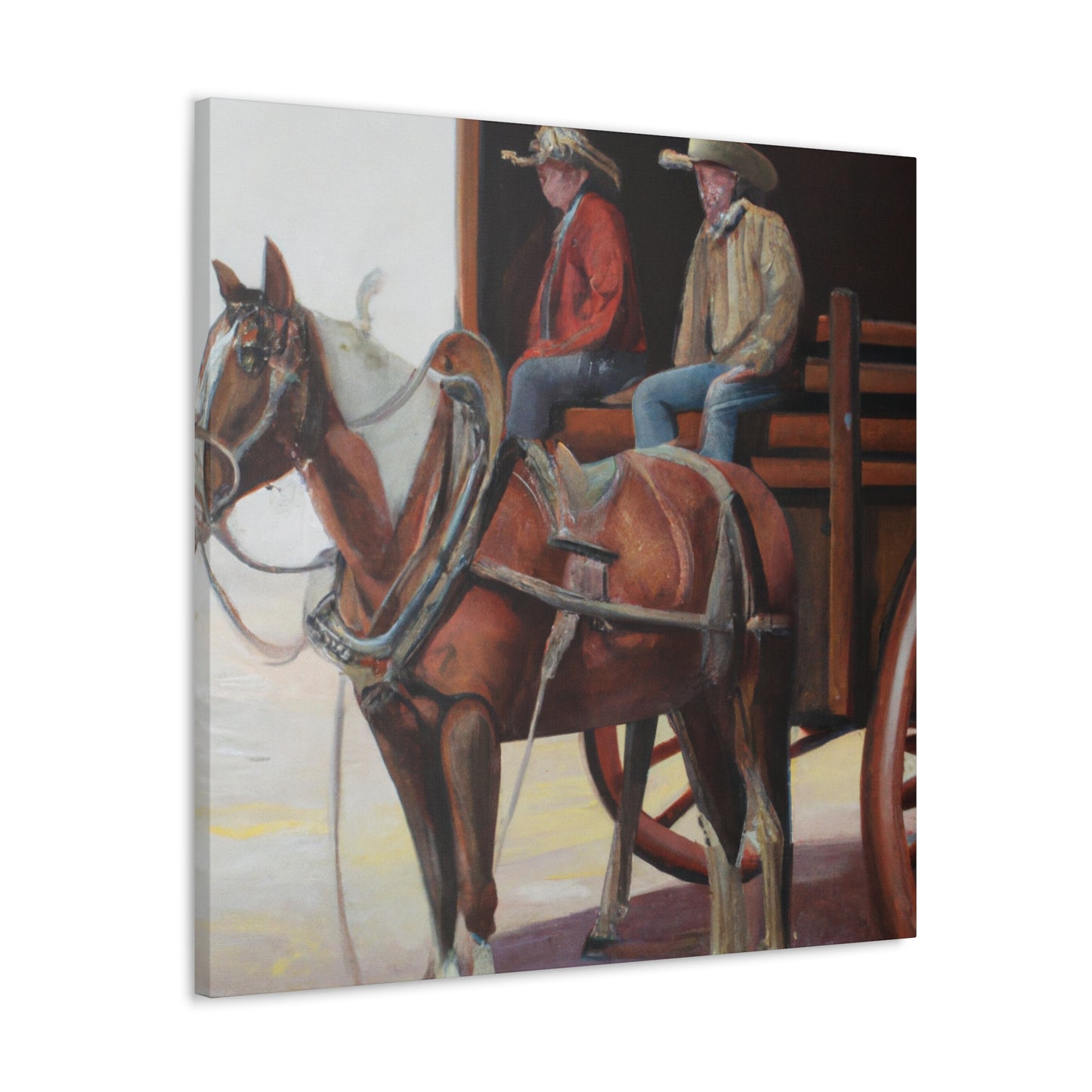 Stagecoach in Motion - Canvas