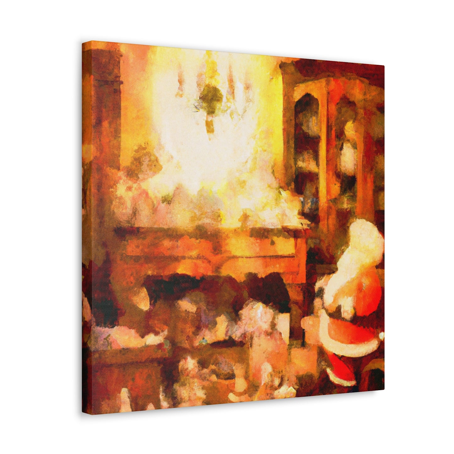 Santa's Holiday Workshop - Canvas