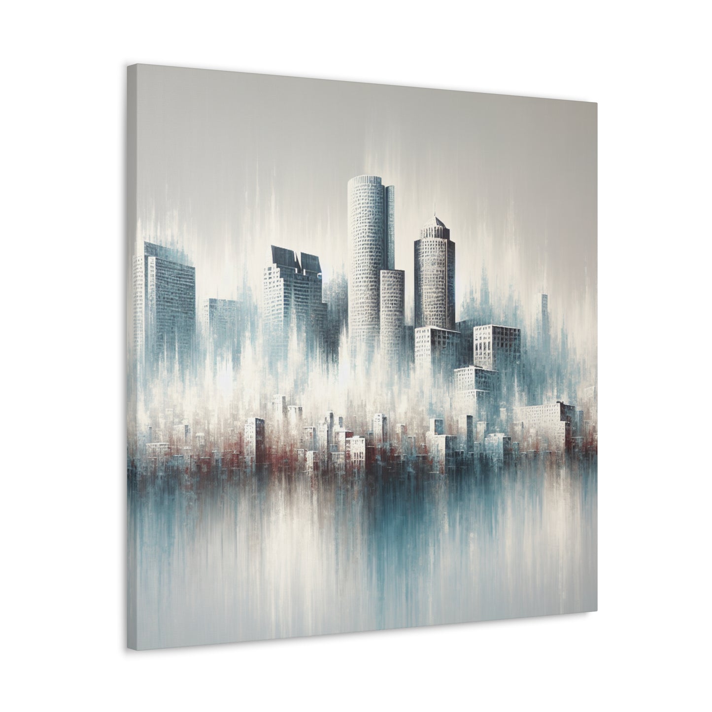 "Bustling Beacon: 1940's" - Canvas