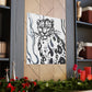 Snow Leopard Splendor - Canvas