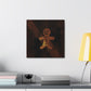 Gingerbread Man Minimalism - Canvas