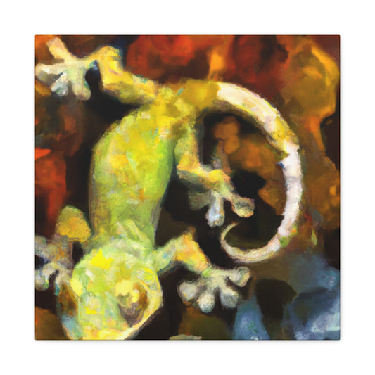 Crested Gecko Dance - Canvas