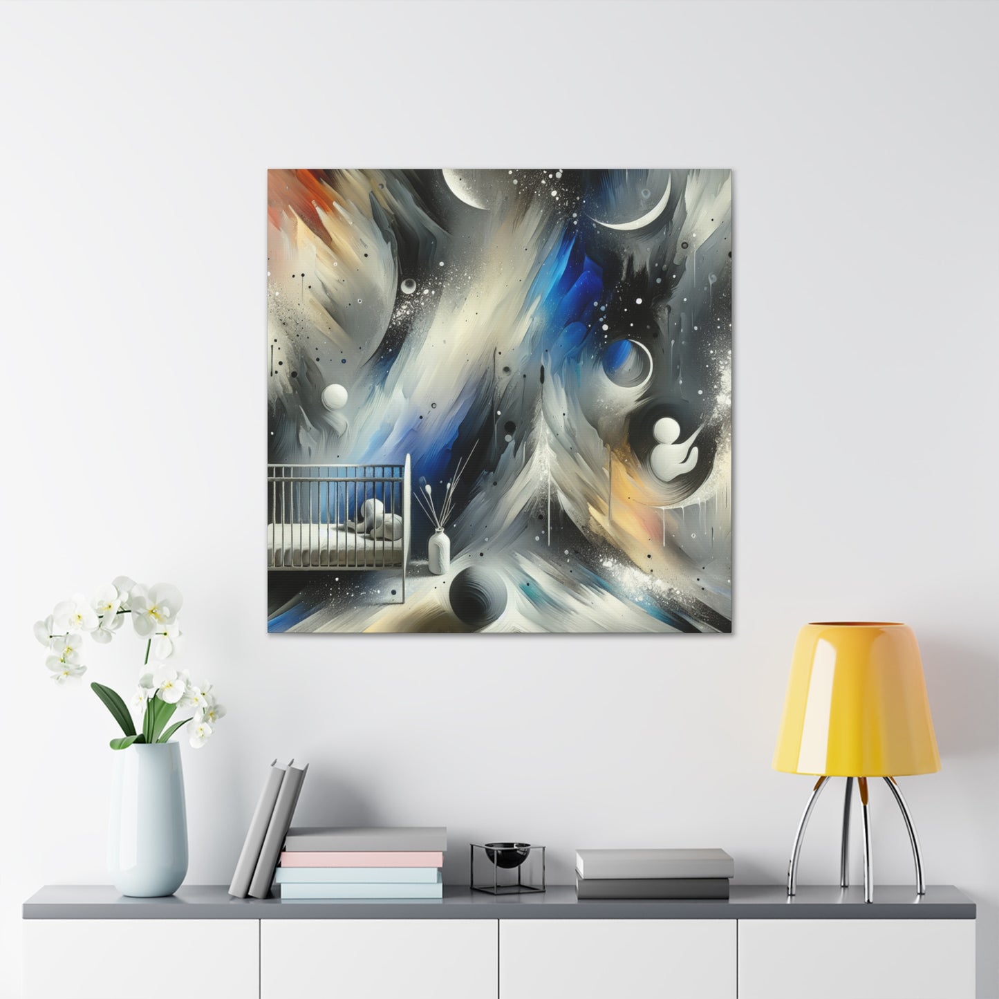 Stellar Dreamscape Awakening - Canvas