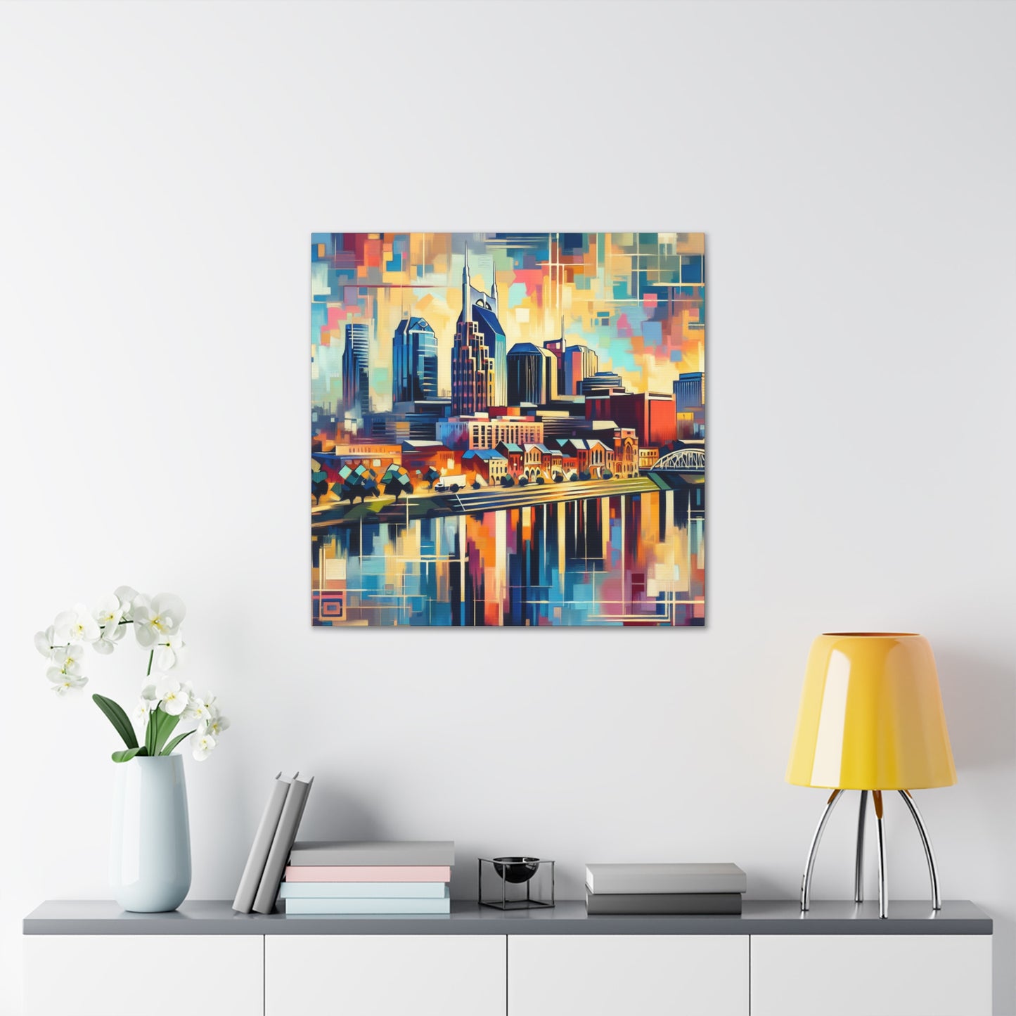 Vibrant Nashville Melodies - Canvas