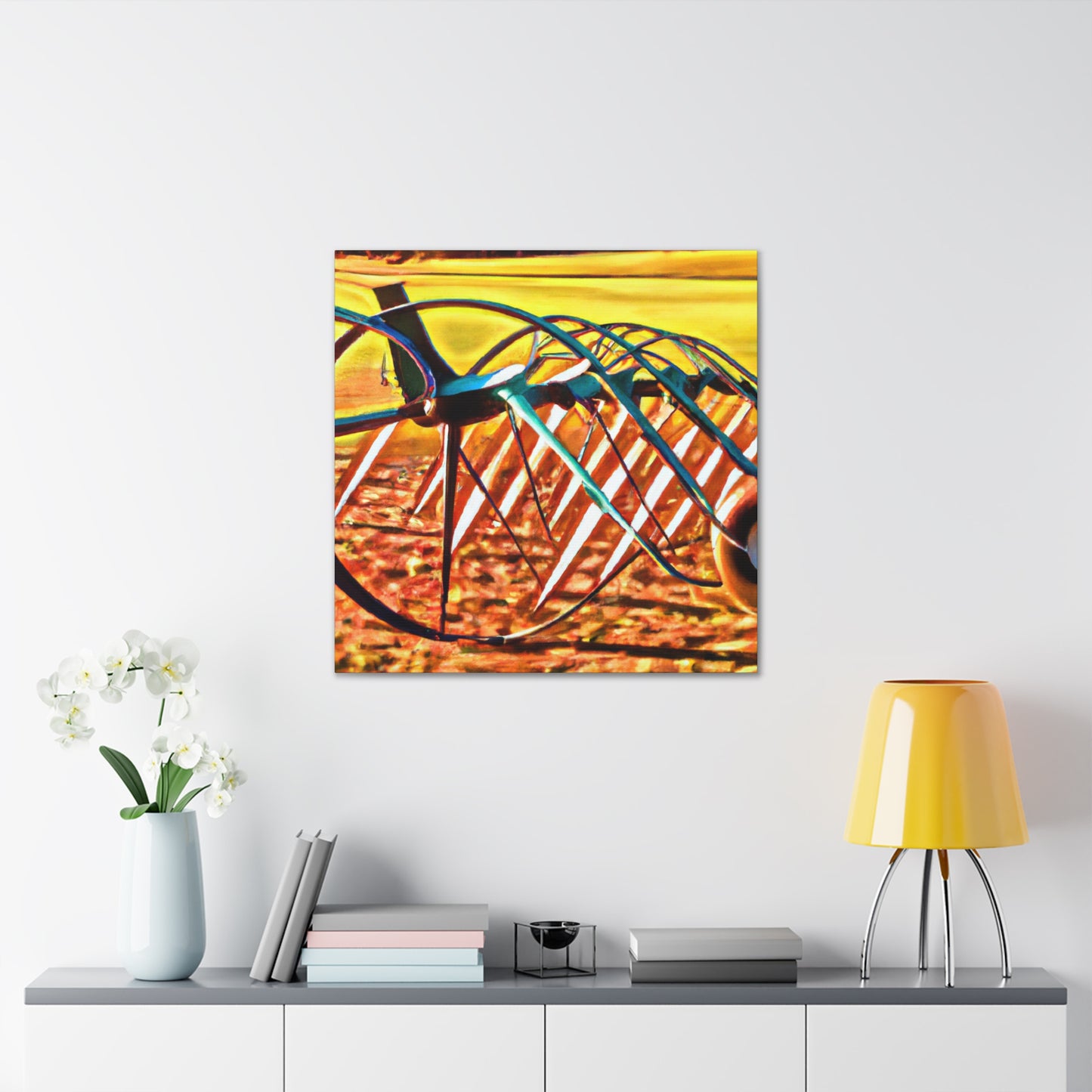 "Movement of Disc Harrow" - Canvas