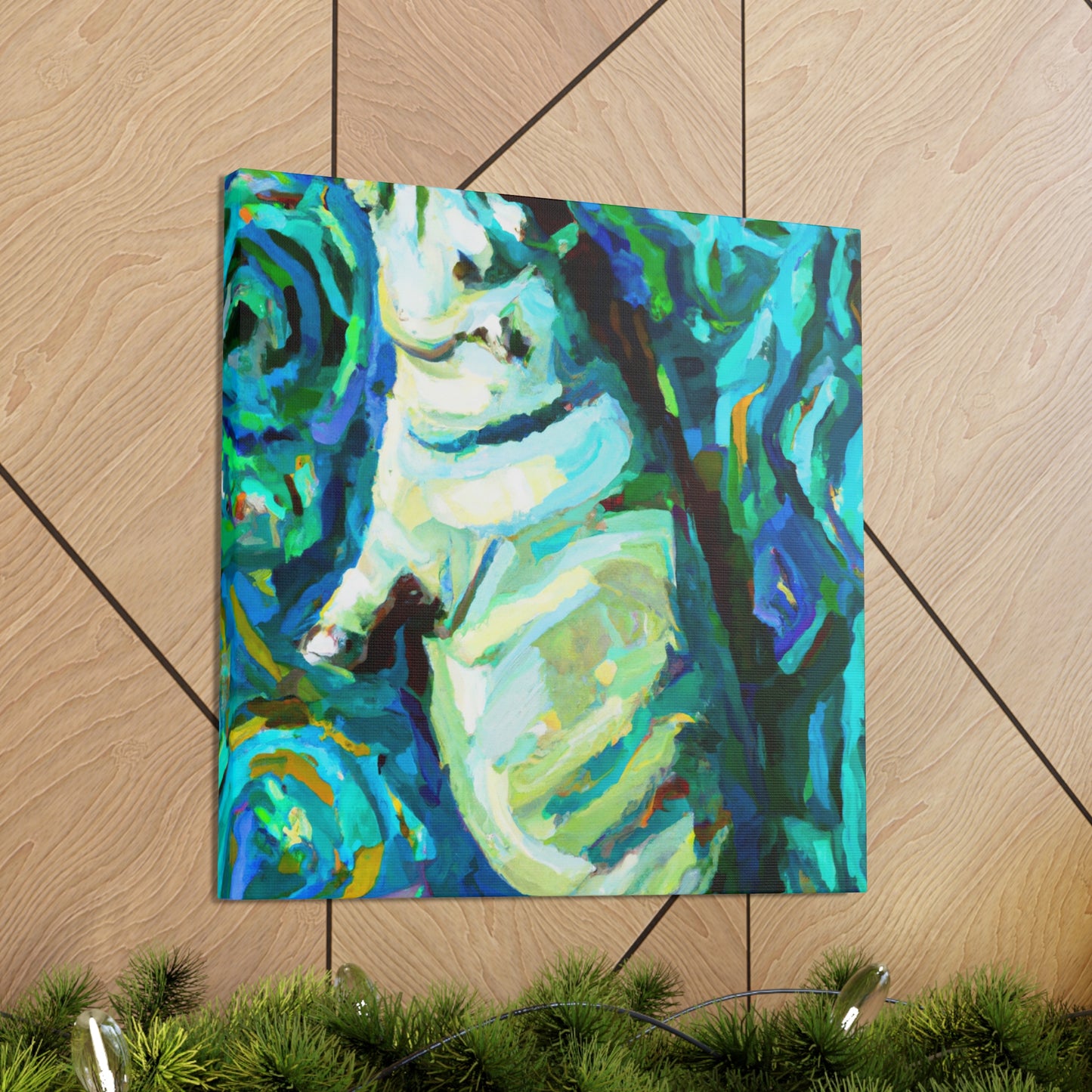 'Manatee in Abstract' - Canvas