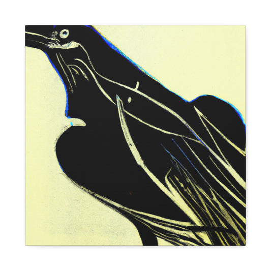 "American Crow Worshiping" - Canvas