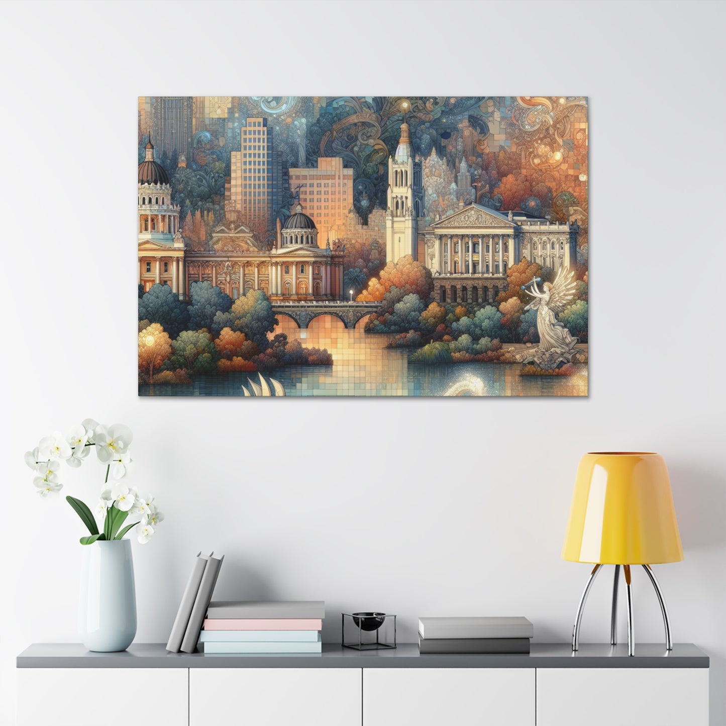 "Gilded Grace of Sacramento" - Canvas