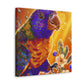 "Rainbow Lorikeet Portrait" - Canvas