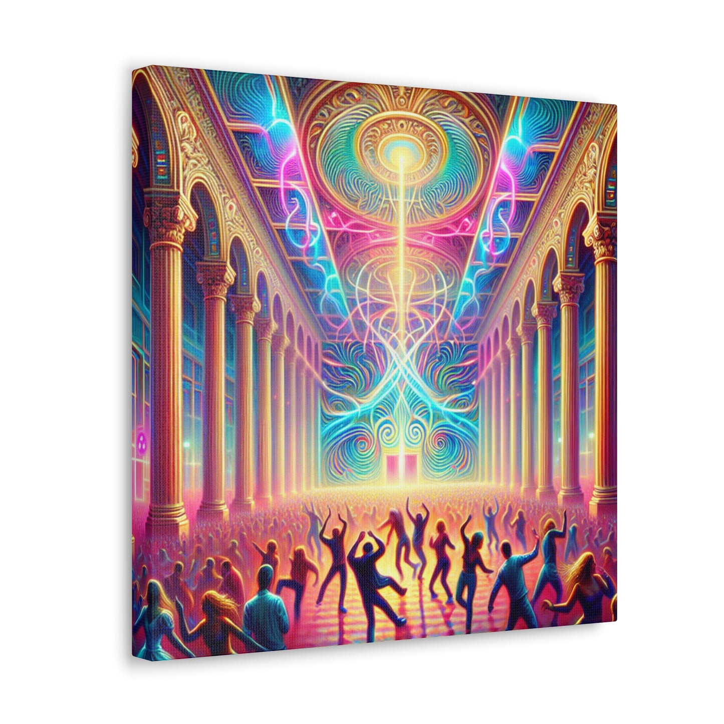 Euphoric Midnight Revelry - Canvas