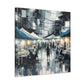 Illuminated Urban Tranquility - Canvas