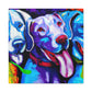 Weimaraner Winter Wonders - Canvas