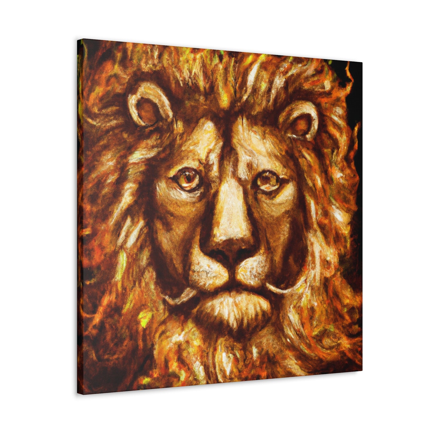 Lion's Baroque Regalia - Canvas