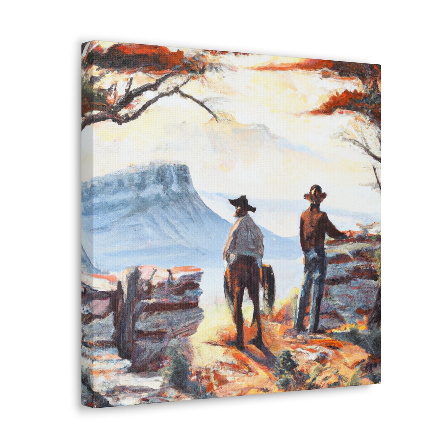 Western Plains Reminiscence - Canvas