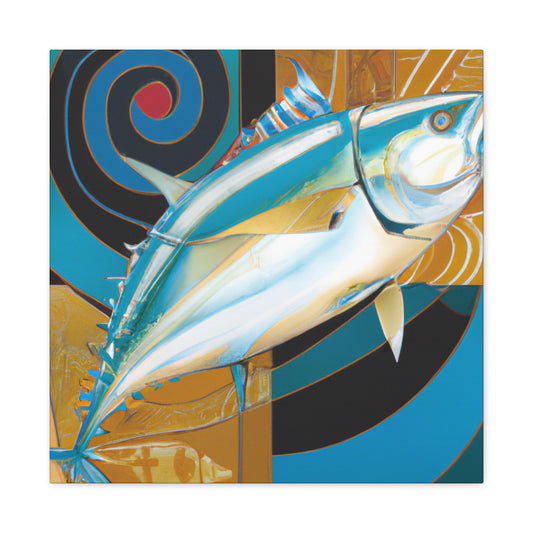 "Tuna Fish Art Deco". - Canvas