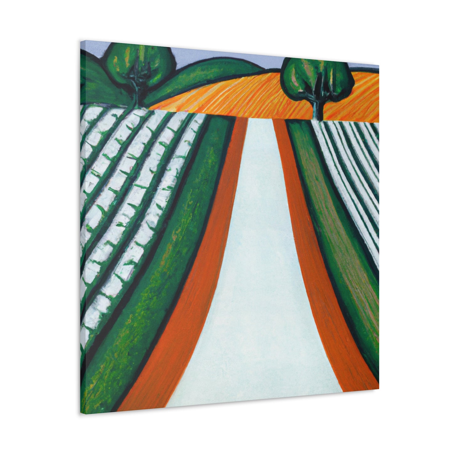 "Country Road Art Deco" - Canvas