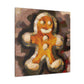 Gingerbread Man Deco - Canvas