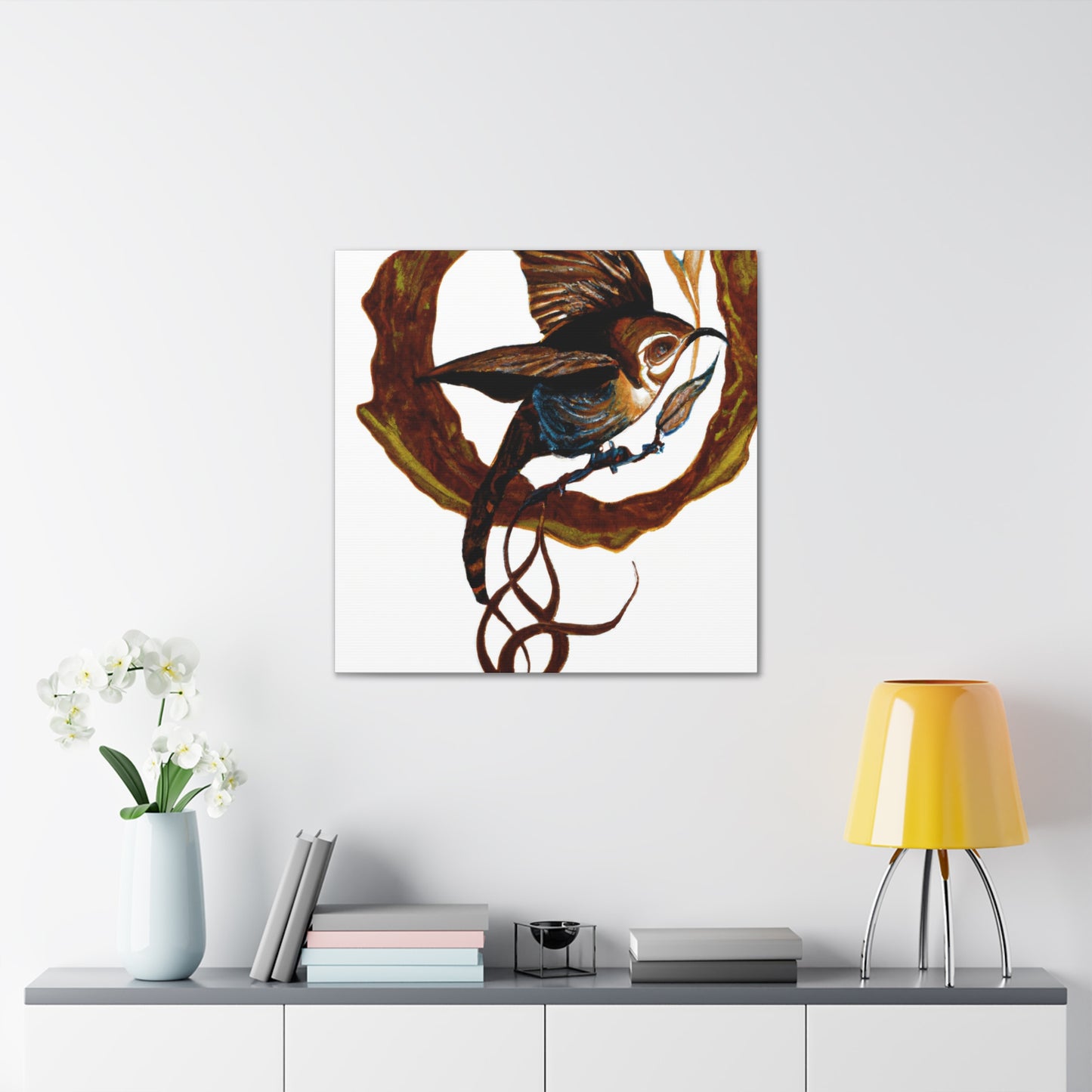 "Carolina Wren Dreaming" - Canvas