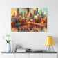 "Southern Skylines Unveiled" - Canvas