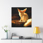 Fennec Fox Impressionism - Canvas