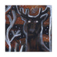 Reindeer in Abstraction - Canvas