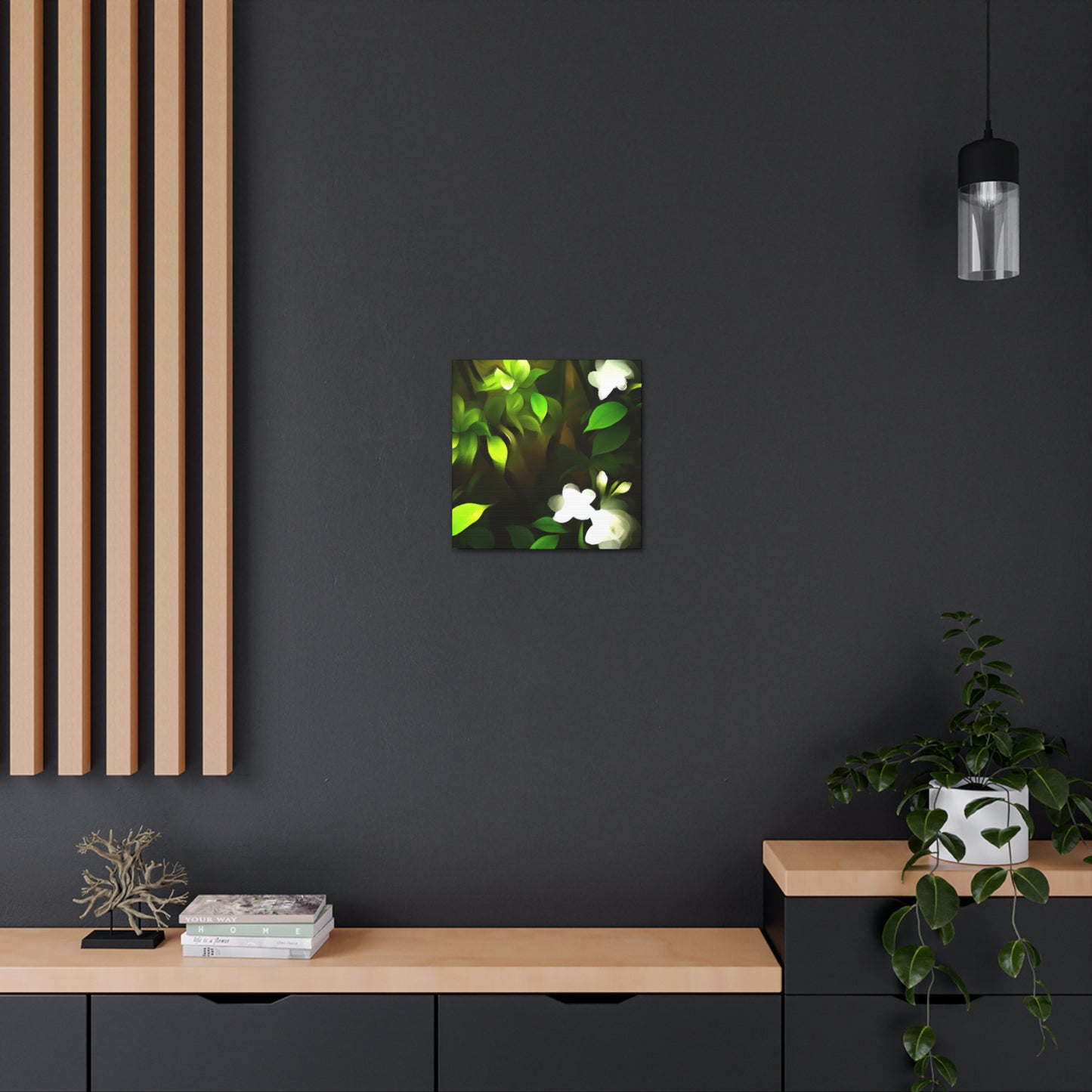 Enchanting Gardenia Bliss - Canvas