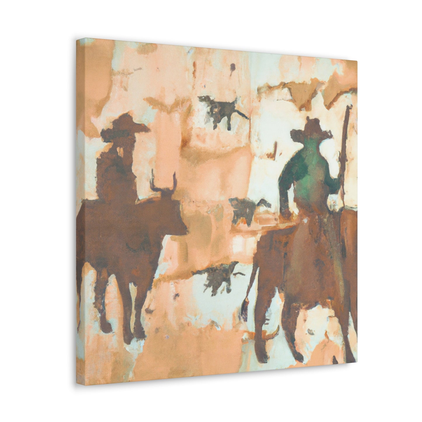 Driving Cattle Home - Canvas