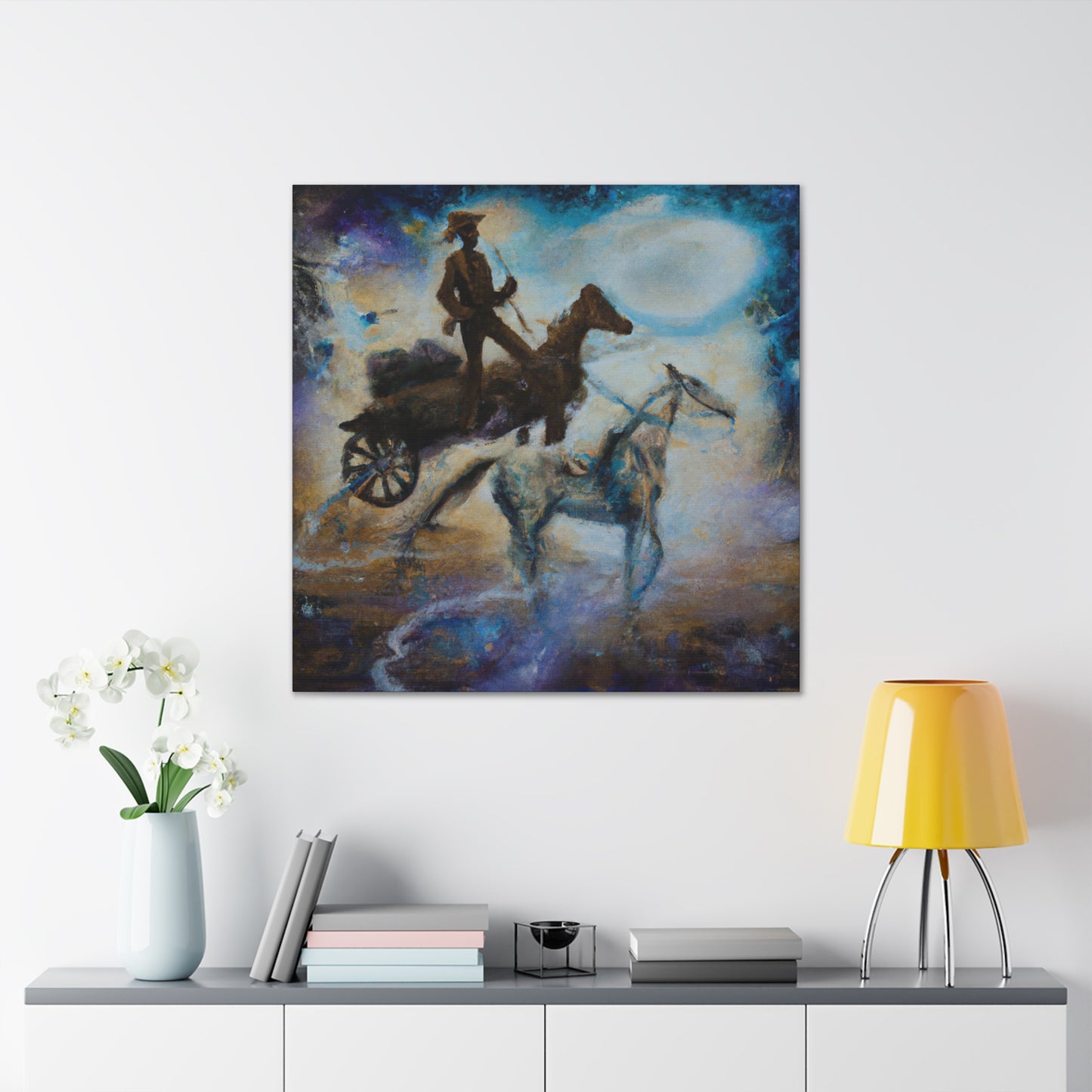 "Ride on the Stagecoach" - Canvas