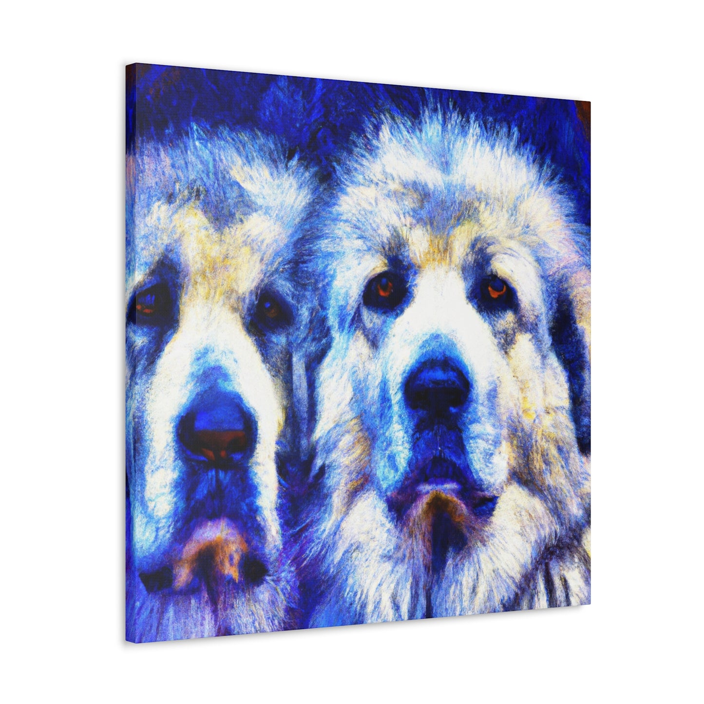 "Majesty of Great Pyrenees" - Canvas