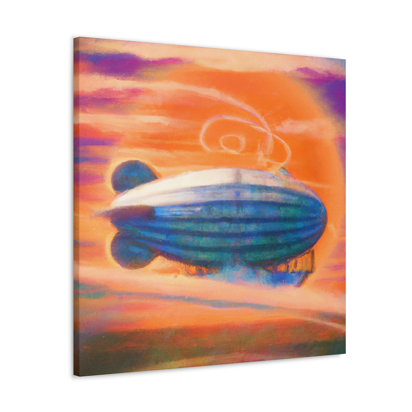 "Aeronautic Grandeur Scene" - Canvas