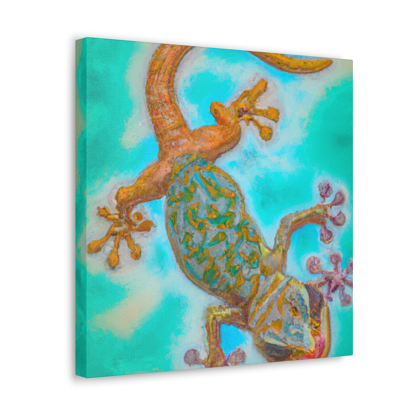 Gecko in Monochrome. - Canvas