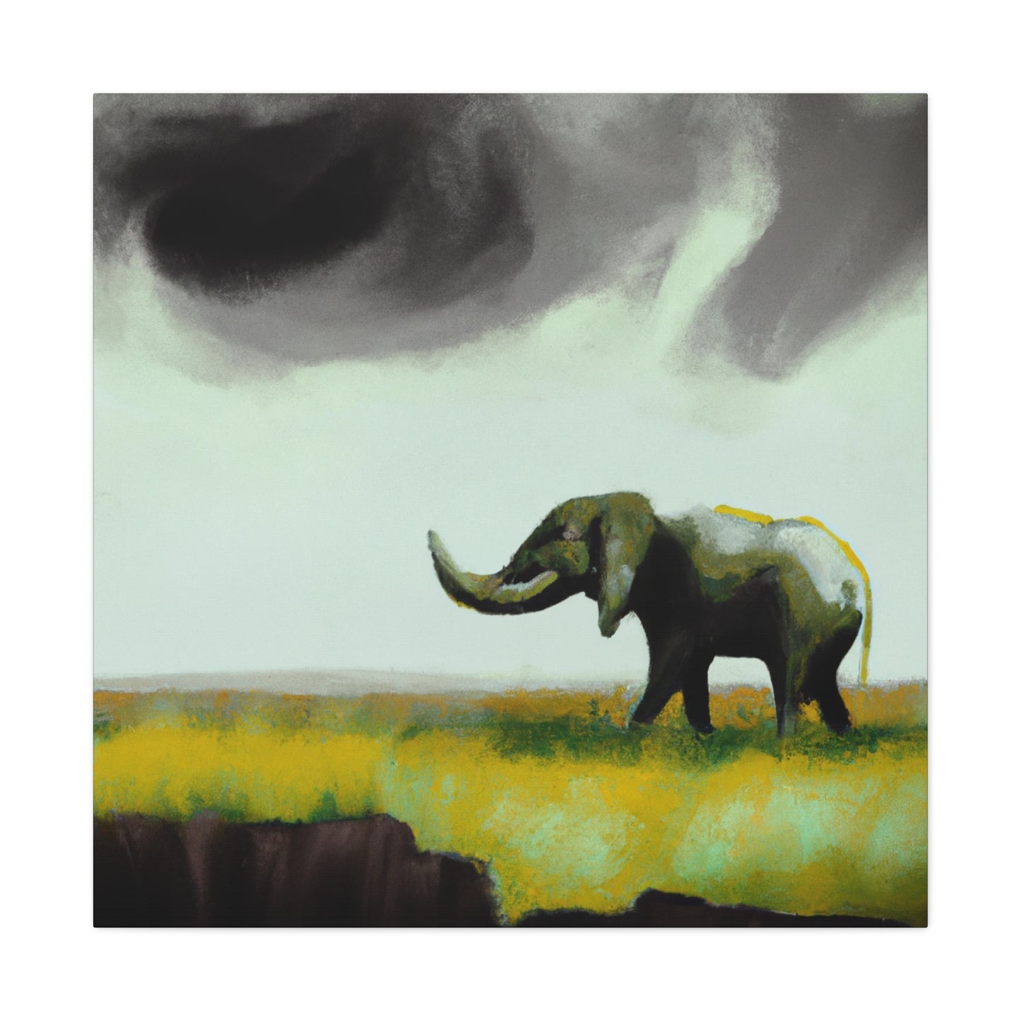 Elephant's Surreal Dream - Canvas