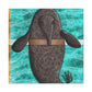 Manatee in Deco Style - Canvas