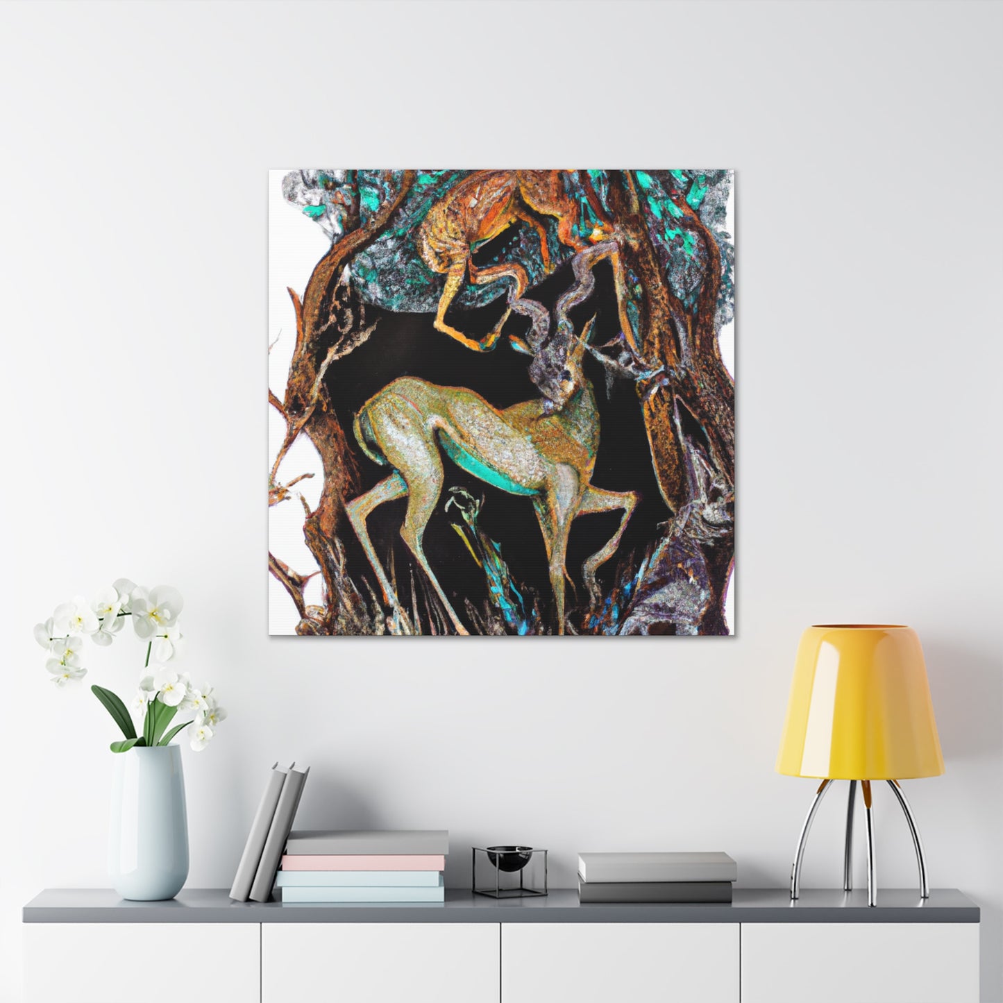 Antelope in Opulence - Canvas