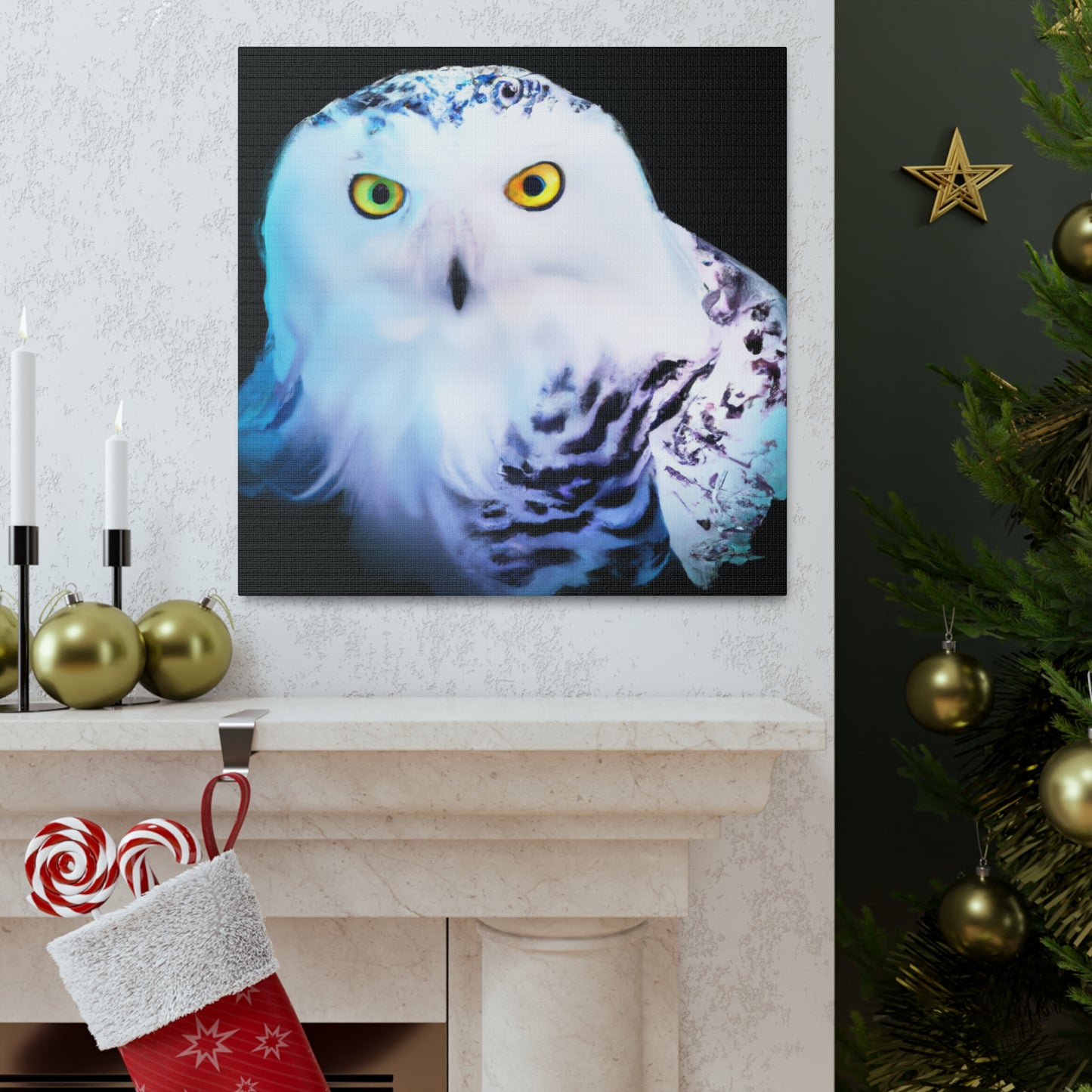 Snowy Owl Majesty - Canvas