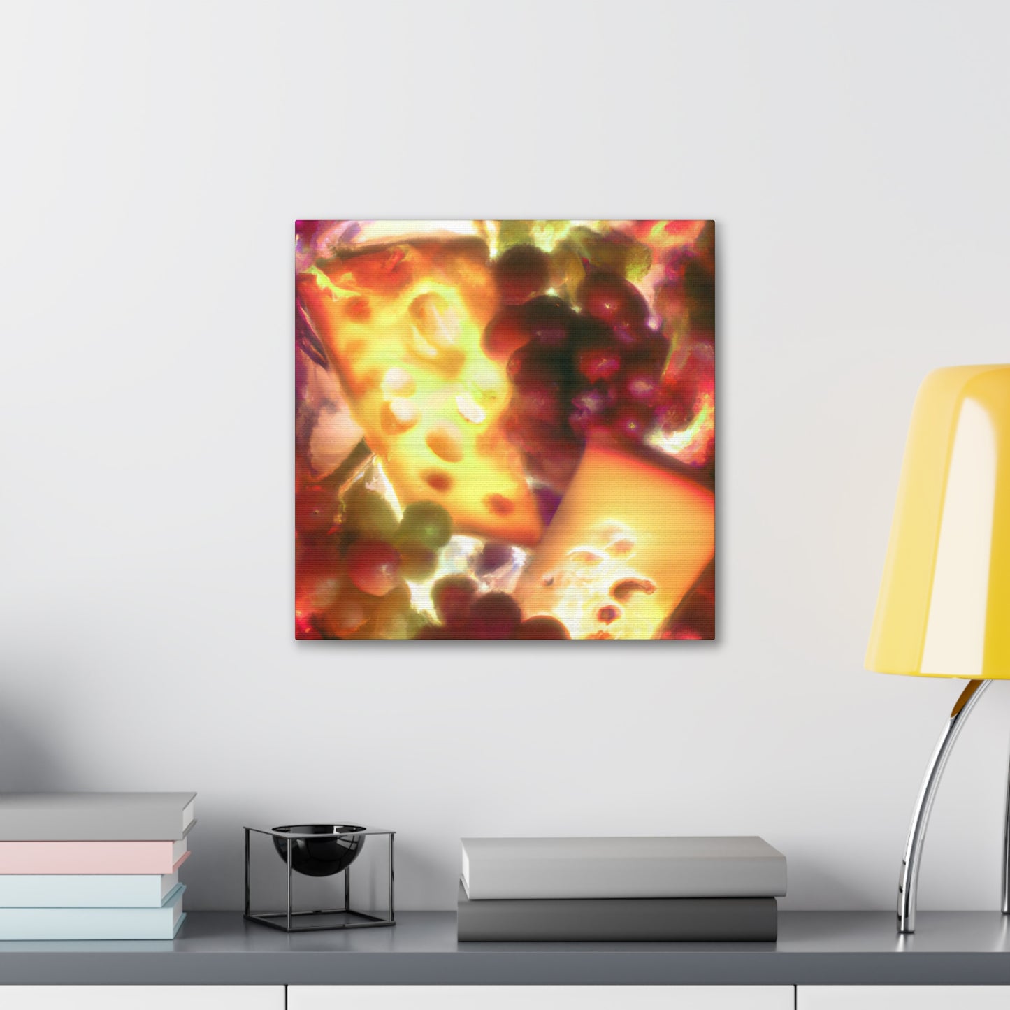 Glorious Cheese and Grapes - Canvas