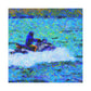 "Jet Skiing Impressionism" - Canvas