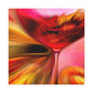 "A Wine Glass Bliss". - Canvas